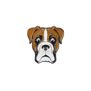 Enamel Pin Custom Lapel The Boxer Pin Pet-  Dog Pin